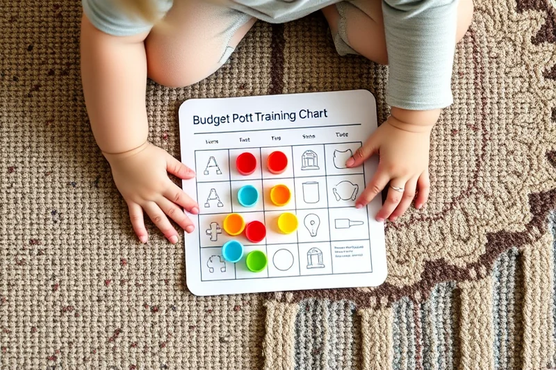 budget potty training chart — Budget Potty Training Chart (the finished result)