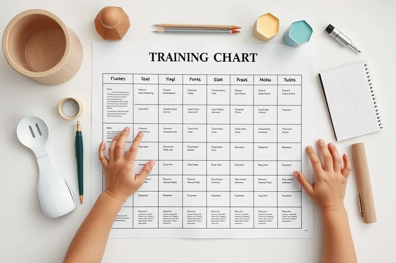 minimalist potty training chart — Minimalist Potty Training Chart (the finished result)