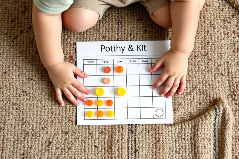 potty training chart without tools — Potty Training Chart Without Tools (the finished result)