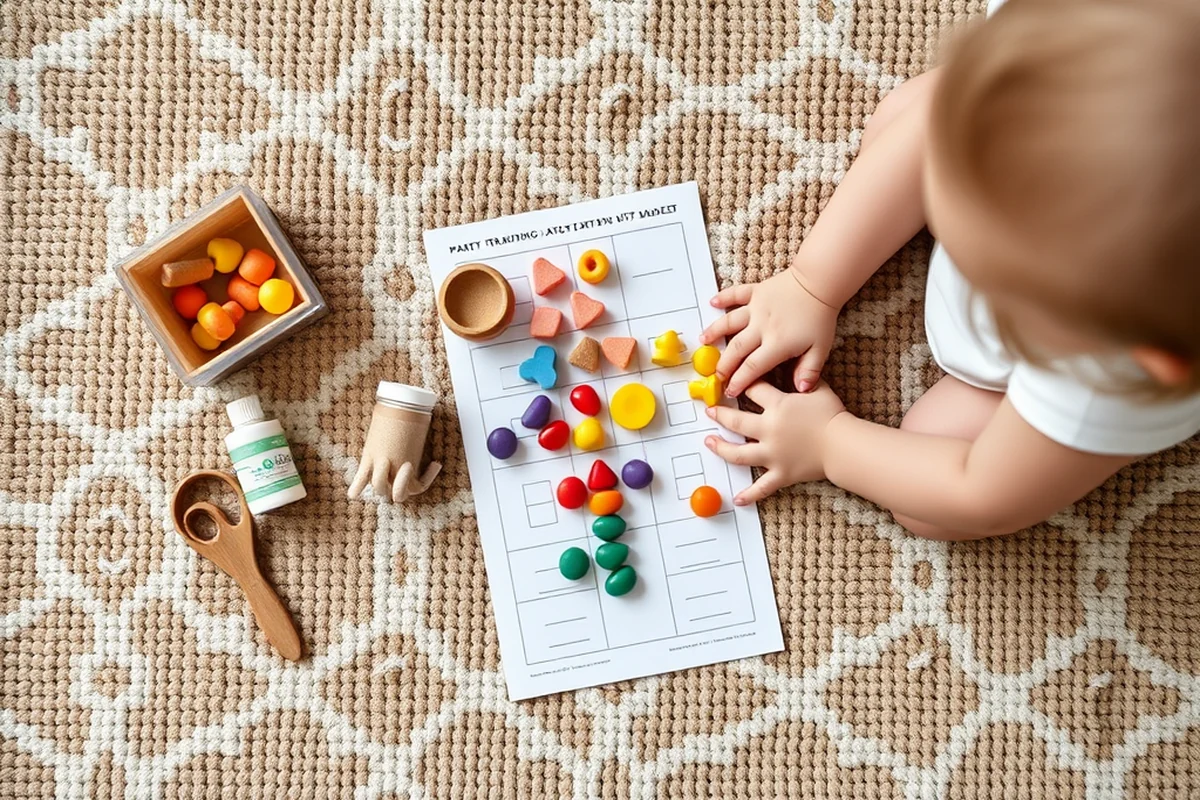 potty training printables checklists on a budget — Potty Training Printables Checklists On A Budget (the finished result)