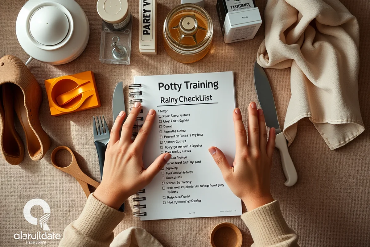 potty training rainy checklist — Potty Training Rainy Checklist (the finished result)